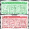 Andorra - French Post 377-378 (Complete.Issue.) unmounted Mint/Never hinged ** MNH 1987 Crest (Stamps for Collectors) Flags/Coats of Arms/Maps view 1
