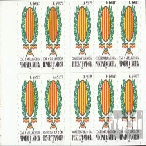 Andorra - French Post MH0-11 (Complete.Issue.) unmounted Mint/Never hinged ** MNH 2001 Clear Brands: Crest (Stamps for Collectors) Flags/Coats of Arms/Maps