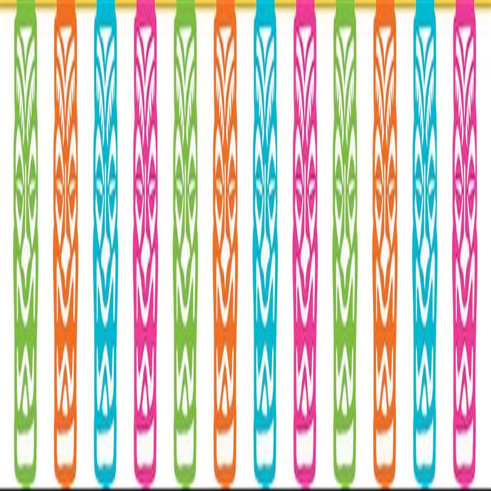 amscan Tiki Party Flag Banner. 12', Multicolor (241091)