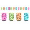 amscan Tiki Party Flag Banner. 12', Multicolor (241091) view 2