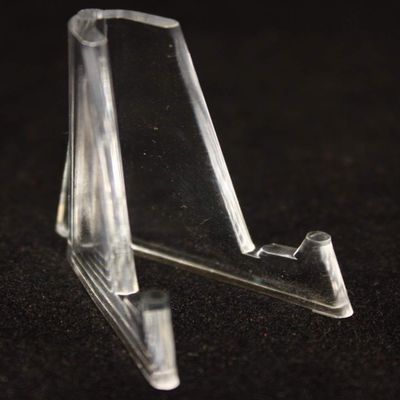 25 DISPLAY STANDS EASEL for Coins Capsules & Poker Chips Holders CLEAR ACRYLIC by Merrick Mint