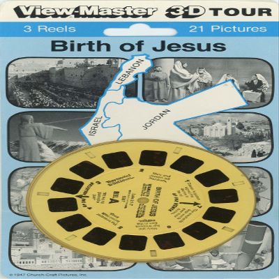 ViewMaster Birth of Jesus- 3Reels, 21 3D Images