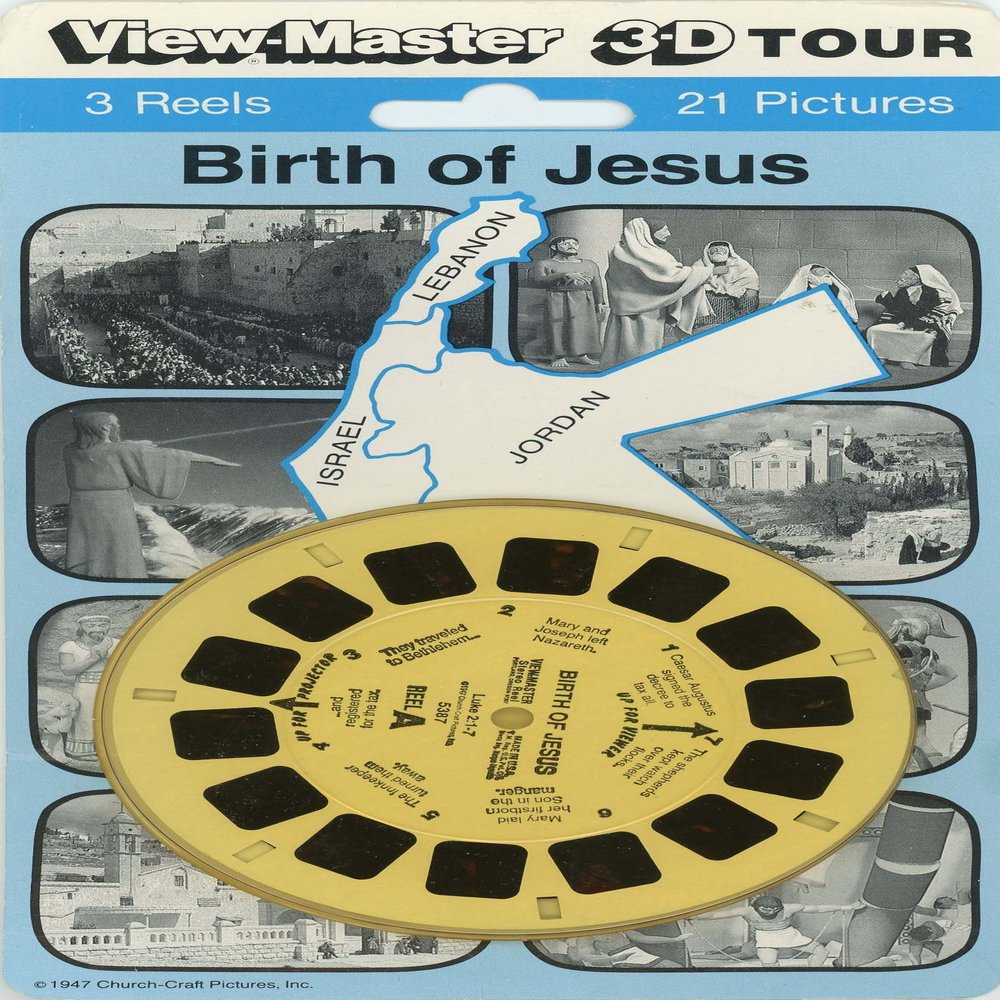 ViewMaster Birth of Jesus- 3Reels, 21 3D Images