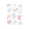 Hudson Baby Unisex Baby Cotton Flannel Burp Cloths Bundle, Pastel Butterfly, One Size view 3