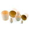 BestPysanky Set of 5 Unfinished Wooden Nesting Dolls DIY Craft Blanks for Painting 5.75 Inches view 3