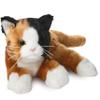 Bearington Callie Stuffed Cat Animal - 15" Realistic Calico Cat Plushies - Kitty Stuffed Animal with Soft Fur and Lifelike Details - Adorable, Cuddly Kitten Plush Gift for Kids and Toddlers view 1