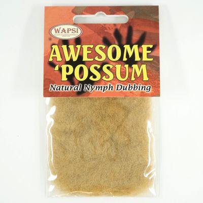 Wapsi Awesome 'Possum Dubbing, Bleached Ginger