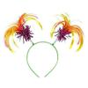 Amscan Ponytail Headband, Party Accessory, Neon, 8" x 5" view 1