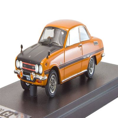 (HobbyJAPAN) Hobby Japan MARK43 1/43 Isuzu Beret GT Type R (PR91W) Maple Orange Finished Product