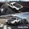 ADUSRIZ RC Drift Car, 1:24 Scale Drift RC Car, 4WD 25KM/H Remote Control High Speed Race Drifting Cars with Drift Tires LED Lights, RC Sport Cars Toys for Adults Boys Girls Kids Gift view 3