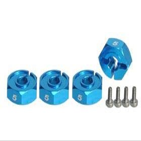 3Racing #3RAC-WX125/LB Wheel Adaptor (5mm) - Thick for 3Racing All