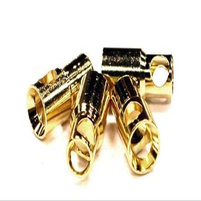 Integy 6mm Gold Bullet Banana Connector Power Plug Set (4) for RC
