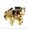Integy 6mm Gold Bullet Banana Connector Power Plug Set (4) for RC view 1