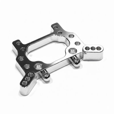 Integy Machined Alloy Rear Shock Tower for Team Associated 1/18 RC18T Truck - Silver