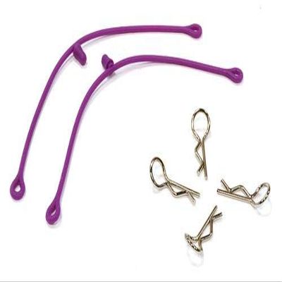 Integy Secured Body Clip (4) with 85mm Connecting Link for 1/10 Scale