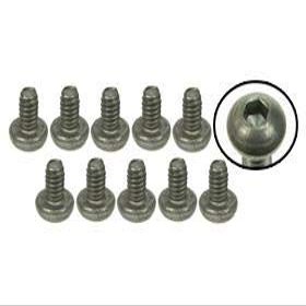 Integy RC Model TS-BSM203M 3Racing M2 x 3 Titanium Button Head Hex Socket - Machine (10 Pcs)