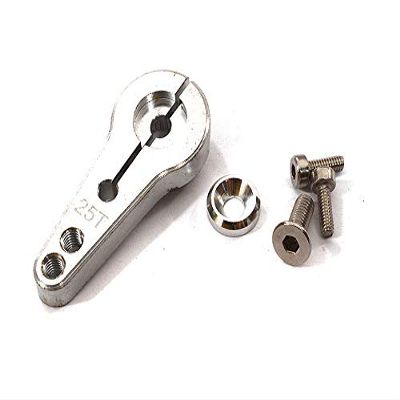Integy Billet Machined Single Sided Servo Horn 25T for Futaba Servo (r=20, 24mm Holes)