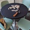 Playezze Speed lite Poker Table Cover - Felt Style Tablecloth - Cover only - Ideal Upgrade Surface for Any Worn Felt Poker Game Table Cover (Blue, 36 inch Round) view 3