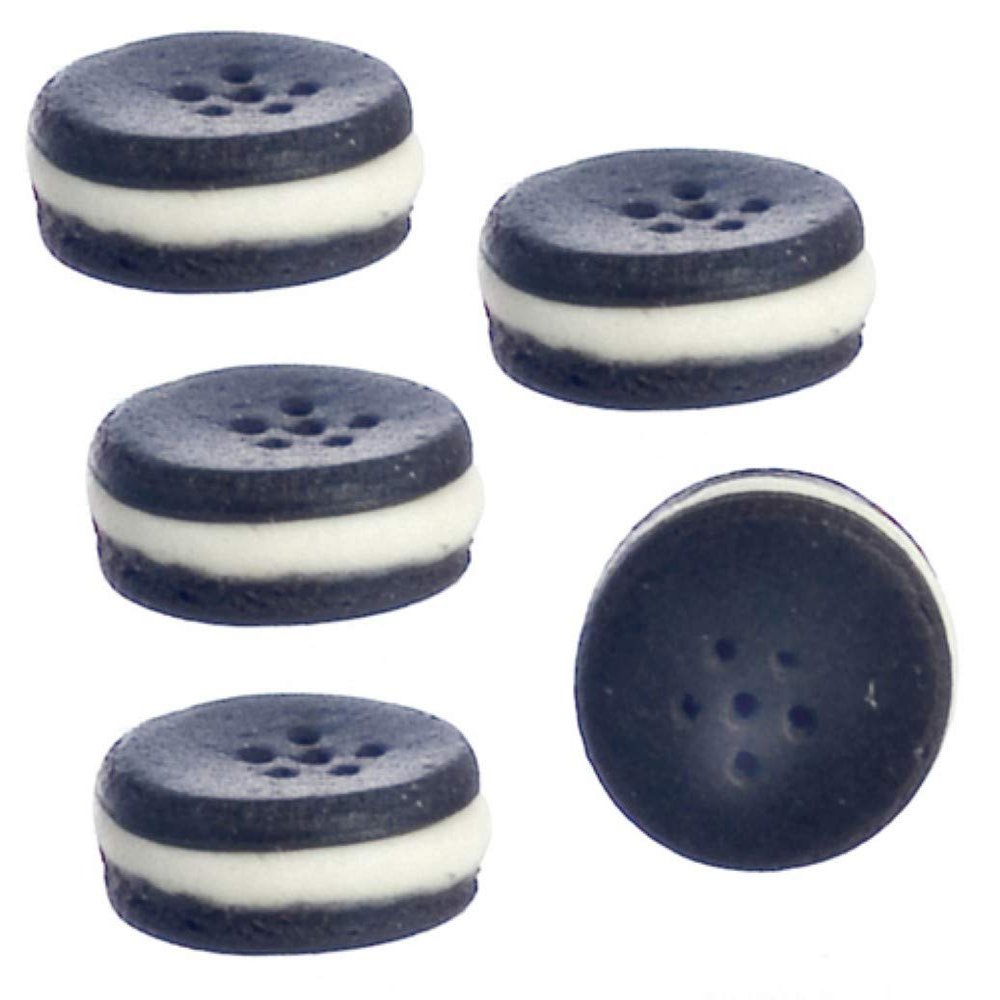 Dollhouse Miniature Set of 5 Delicious Sandwich cookies
