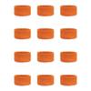 Couver Kids Children 1 Inch - Orange Cotton Terry Cloth Wristband for School, Church, YMCA Activities or evens(6 Pairs) view 1