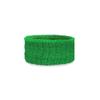 Couver Kids Children 1 Inch - Bright Green Cotton Terry Cloth Wristband for School, Church, YMCA Activities or evens(6 Pairs) view 2