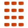 Couver Kids Children 1 Inch - Dark Orange Cotton Terry Cloth Wristband for School, Church, YMCA Activities or evens(6 Pairs) view 1