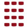 Couver Kids Children 1 Inch - Dark Red Cotton Terry Cloth Wristband for School, Church, YMCA Activities or evens(6 Pairs) view 1
