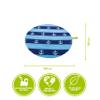 EverEarth E Lite Waterproof Beach Blanket & Kiddie Pool, Blue view 2