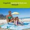 EverEarth E Lite Waterproof Beach Blanket & Kiddie Pool, Blue view 4