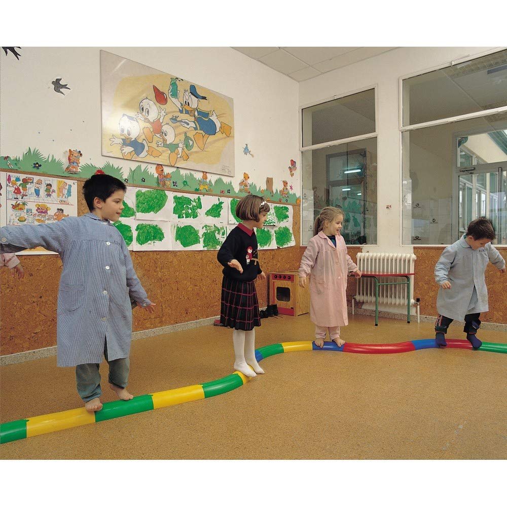 Amaya 412100 Straight Semicircular Pathway 10 Pcs of 29,5 cm Each, Multi-Colour, 29.5 cm