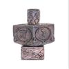 Hanukkah Chanukkah Dreidel Hand Made Ebony Wood, Hebrew Lettering, 4.0" x 1.75" With Base view 1