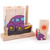 Bigjigs Toys Stacking Blocks (Transport) view 1