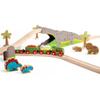 Bigjigs Rail Bronto Riser | Toddler Dinosaur Toy | Accessory for Wooden Train Track Set | Children's Model Railway Gift for Boys & Girls | Kids Educational Tool Suitable from Age 3+ view 2