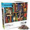 Buffalo Games - Frederick the Literate - 750 Piece Cat Jigsaw Puzzle for Adults  Charles Wysocki Artwork with Poster  Challenging Adult Jigsaw Puzzles view 1