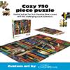 Buffalo Games - Frederick the Literate - 750 Piece Cat Jigsaw Puzzle for Adults  Charles Wysocki Artwork with Poster  Challenging Adult Jigsaw Puzzles view 3
