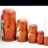 BuyRussianGifts English Bulldog Nesting Dolls Handcrafted 5-Piece Matryoshka Dog Set 7 inch Tall view 3