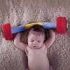 WOD Toys Baby Barbell Plush with Rattle & Sensory Sounds - Safe, Soft & Durable Workout, Exercise and Weightlifting Pretend Play Toys for Toddlers, Newborns, Infants and Babies Ages 0+ view 1