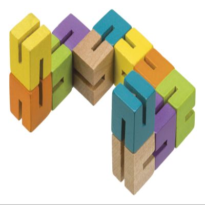 Toysmith Wood Fidget Puzzle