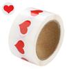 250 Small Red Heart Stickers - Valentine's Day - Valentines Stickers & Decorations view 1