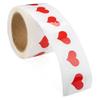 250 Small Red Heart Stickers - Valentine's Day - Valentines Stickers & Decorations view 2