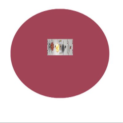 Poker Table Top - Premium Velvet Table Cover - Felt Poker Tablecloth Upgrade for 36, 48. Or 60 Inch Round Tables (red, 36 inch Round)
