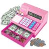 Learning Resources Pretend and Play Calculator Cash Register Pink - Money for Kids, Math Games, Playstore Grocery Store, Fine Motor Skills, Preschool Activities, Toddler Plastic Coins view 1