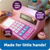 Learning Resources Pretend and Play Calculator Cash Register Pink - Money for Kids, Math Games, Playstore Grocery Store, Fine Motor Skills, Preschool Activities, Toddler Plastic Coins view 4