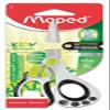 Maped Helix USA Koopy Spring-Assisted Educational Scissors, Kids, 5 Inch, Blunt Tip, Right Handed Use (470249US),Black/White view 1
