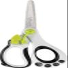 Maped Helix USA Koopy Spring-Assisted Educational Scissors, Kids, 5 Inch, Blunt Tip, Right Handed Use (470249US),Black/White view 4