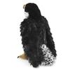 Folkmanis Peregrine Falcon Hand Puppet, Black/White/Yellow view 2