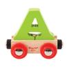 Bigjigs Rail Rail Name Letter A (Green) view 1