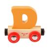 Bigjigs Rail Rail Name Letter D (Orange) view 1