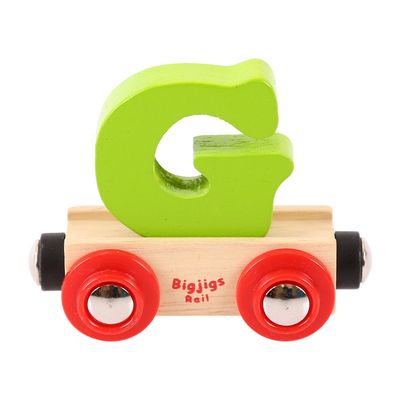 Bigjigs Rail Rail Name Letter G (Green)