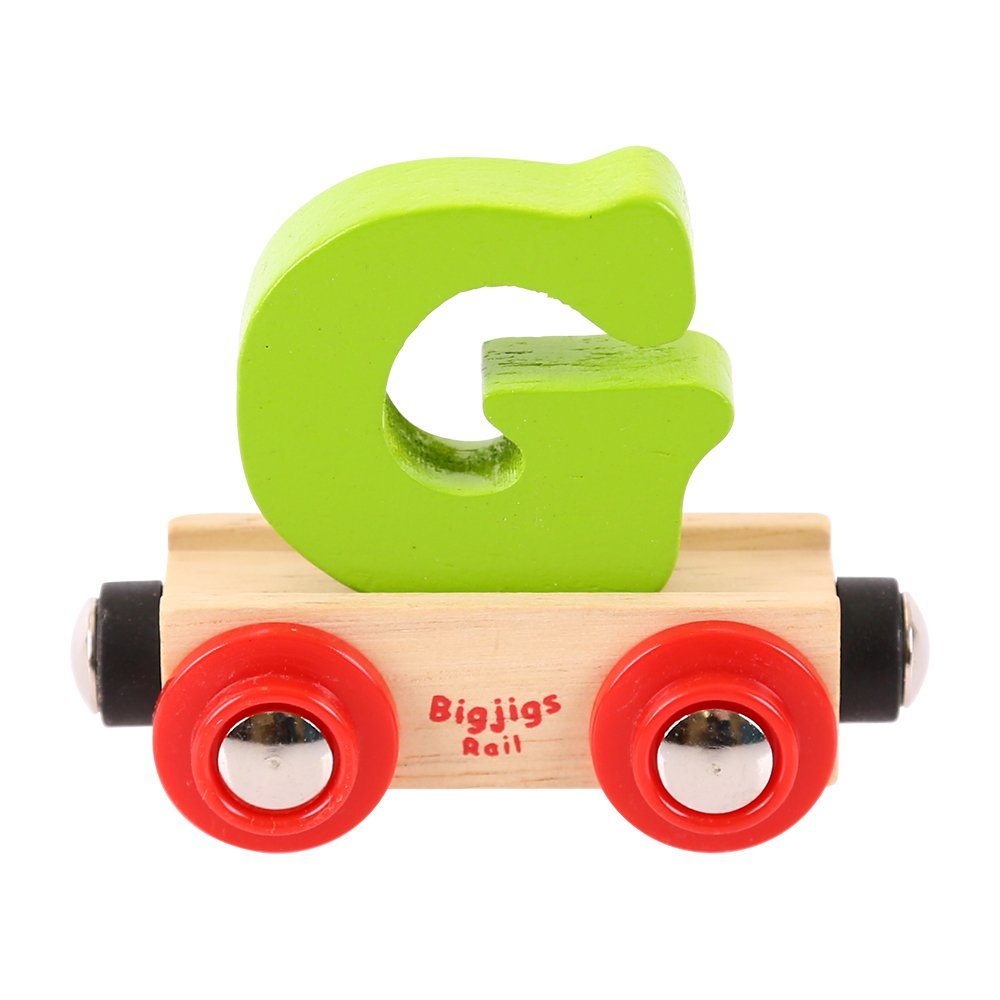 Bigjigs Rail Rail Name Letter G (Green)